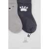 Mey İthalat®  Bear Penye Soket Çorap 2Li BS10116 Gri