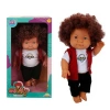 Mey İthalat® Curly Bebek Tulumlu Elbiseli Et Bebek 35 cm