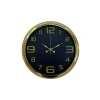 Mey İthalat® Elegance Gold Luxury 40 Cm Metal Duvar Saati