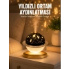 Mey İthalat® Hava Nemlendirici Led Işıklı Gece Lambası Yıldız Görünümlü Renk Değiştiren