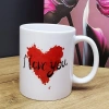 Mey İthalat® I Love You Tasarım Bardak