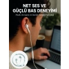 Mey İthalat® Kablolu Type C Kulak İçi Kulaklık Kristal Netliğinde Ses Kalitesi Yeni Nesil