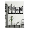 Mey İthalat® Kaktüs Çerçeve Serisi – Ahşap Duvar Dekoru (4’lü Set)