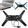 Mey İthalat® Katlanabilir Laptop Soğutucu 2 fanlı