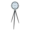 Mey İthalat® Krom Sade & Şık Tripod Ayaklı Saat