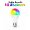 Mey İthalat® Kumanda Destekli Çok Renkli Akıllı LED Ampul