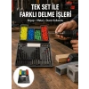Mey İthalat® Matkap Ucu Seti Organizerli Çok Amaçlı Delme Uçları Yeni Nesil