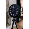 Mey İthalat® Midnight Black Tripod Ayaklı Saat