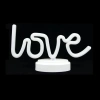 Mey İthalat® Neon Işıklı Love Yazılı Masa Gece Lambası