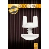 Mey İthalat® Perde Finali Perde Sonlandırıcı Stop Korniş Finali Sonu 12 Adet 716104