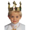 Mey İthalat® Plastik Kral Tacı Altın Renk Çocuk Boy