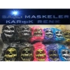 Mey İthalat® Saçlı Kuru Kafa İskelet Maske 1 Adet