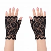 Mey İthalat® Siyah Dantel Parmaksız Kısa Eldiven