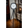 Mey İthalat® Siyah Desenli Şık Tripod Ayaklı Saat