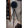 Mey İthalat® Siyah Lüks Sade Tripod Ayaklı Saat