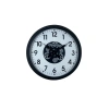 Mey İthalat® Siyah Standart 60 Cm Çarklı Duvar Saati