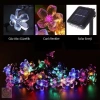 Mey İthalat® Solar 30 Ledli Çiçekli RGB Güneş Enerjisi