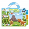 Mey İthalat®  Tekrar Kullanılabilen Sticker Dinosaur World