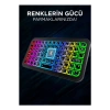 Mini Klavye Smarttv Işıklı Bluetooth Kablosuz Televizyon Ps3 Dizüstü Tabletler Ve Telefonlar İçin