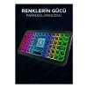 Mini Klavye Smarttv Işıklı Bluetooth Kablosuz Televizyon Ps3 Dizüstü Tabletler Ve Telefonlar İçin