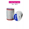 Oyalı 4 Kat Suni İpek İplik İğne Oyası Boncuk İpi Tığ Oyası No:3077