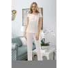 Pudra Penye Pijama Takımı - 1417