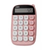 Sevimli Kare Tuşlu 10 Haneli Ldc Ekran Hesap Makinası Pembe