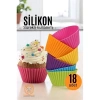 Silikon Muffin Kalıbı - Sürekli Kullanım Muffin Kek Kalıbı 18 ADET