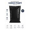 Siyah Cepsiz Büyük Boy Kargo Poşeti 35x45+5 Cm 100 Adet
