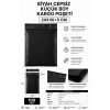 Siyah Cepsiz Küçük Boy Kargo Poşeti 24x30+5 Cm 100 Adet