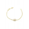 Taşlı Bileklik - Altın