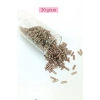 Uzun Boru Kesme Boncuk Çap 2mm Uzunluk 10 mm - 20 Gram - Koyu Bej - BNC225