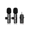Yüksek Kalite Profesyonel 3 In 1 Kablosuz Taşınabilir Yaka Mikrofonu Youtube Facebook Tiktok