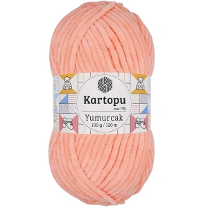 1 Adet Yumurcak Kadife El Örgü İpi Somon K218