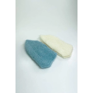 2 Çift El Örgüsü Kışlık Şık Kadın Yün Patik Set 4