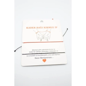 2li Arkadaş Bilekliği - Kırmızı