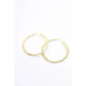 2li Halka Küpe- 5 cm - Altın