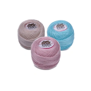 3 Adet Kaplan Etamin Ve Kanaviçe İpi 8 No Kod/Renk: 745 - 345 - 203 - Ryl