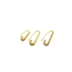 3lü Filkete Küpe - Altın