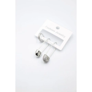 3lü Filkete Küpe - Gümüş