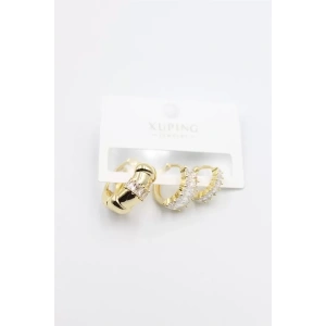 3lü Xuping Küpe - Altın