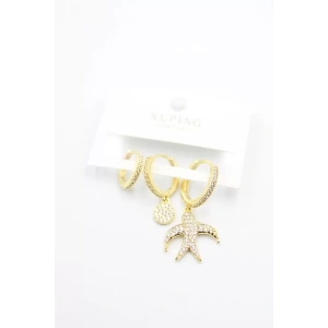 3lü Xuping Küpe - Altın