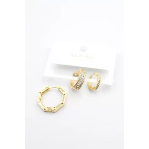 3lü Xuping Küpe - Altın