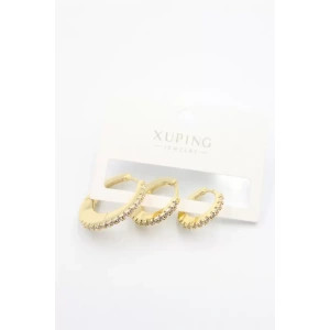 3lü Xuping Küpe - Altın