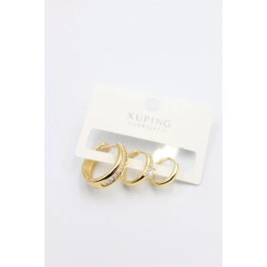 3lü Xuping Küpe - Altın