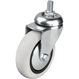 352 - 75x25 Mm Pvc Makaralı Vidalı Teker 4 Adet