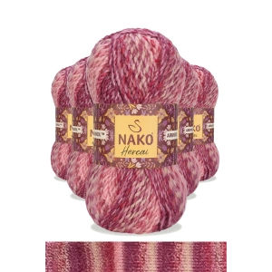 5 Adet Hercai Ebruli Hırka Kazak Atkı Bere El Örgü İpi Yünü 7318