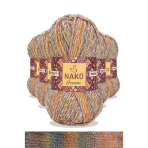 5 Adet Hercai Ebruli Hırka Kazak Atkı Bere El Örgü İpi Yünü 76035