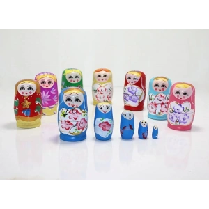 5li Ahşap Matruşka Alk1204