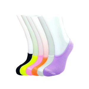 6 Adet Canlı Renk Kadın Spor Babet Çorap